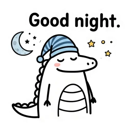 florak stickers, cute, funny, stickers, WhatsApp stickers, sticker pack, Alligator (9)